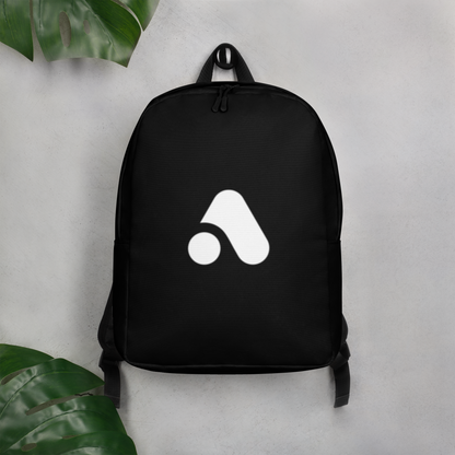 Black Minimalist Backpack - Arcadia Apparel