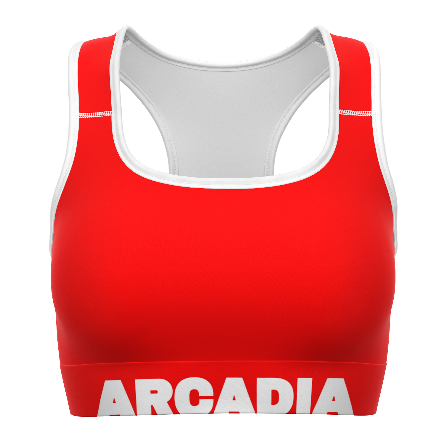Alizarin Red Longline Sports Bra - Arcadia Apparel