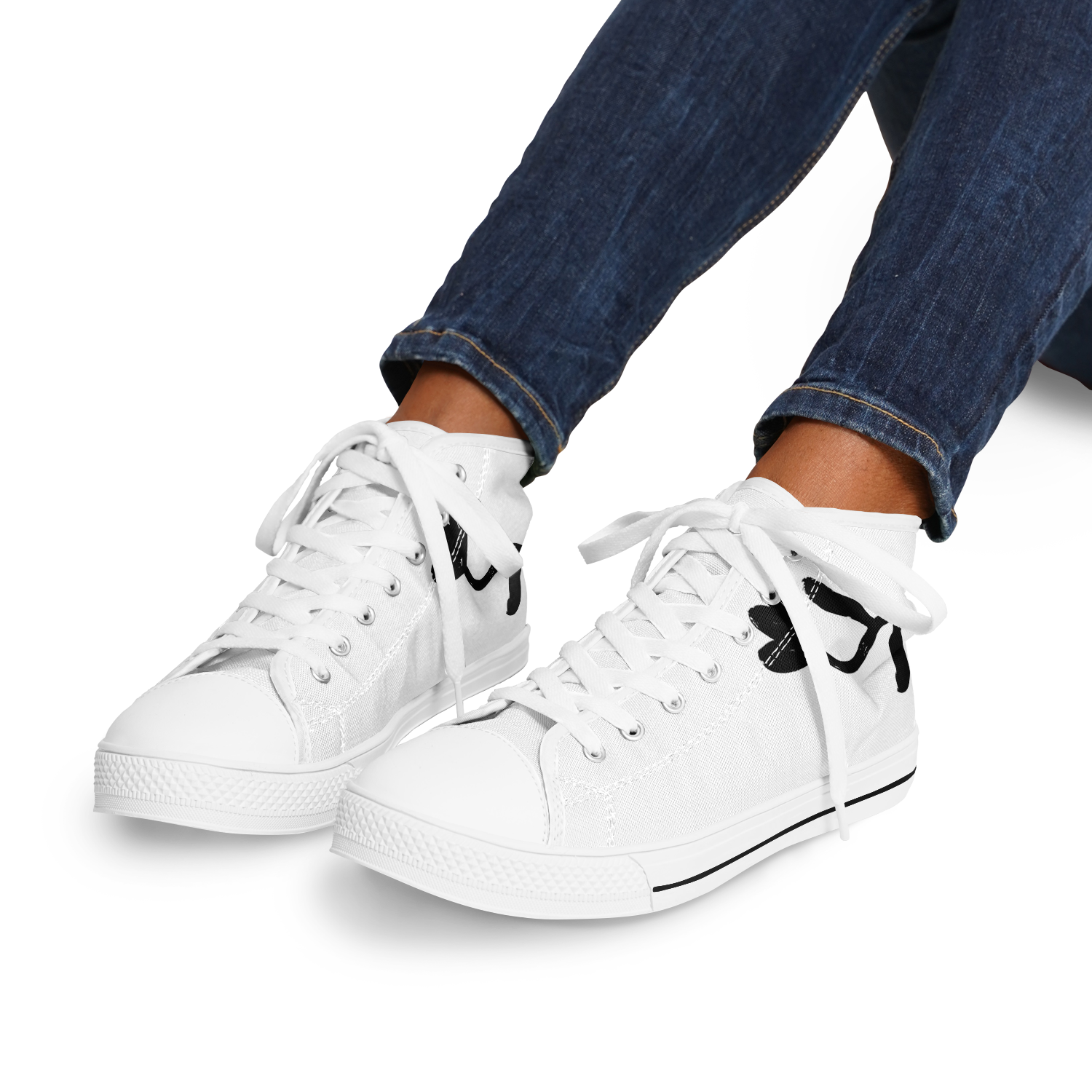 N | SNEAK | tulip pattern high top