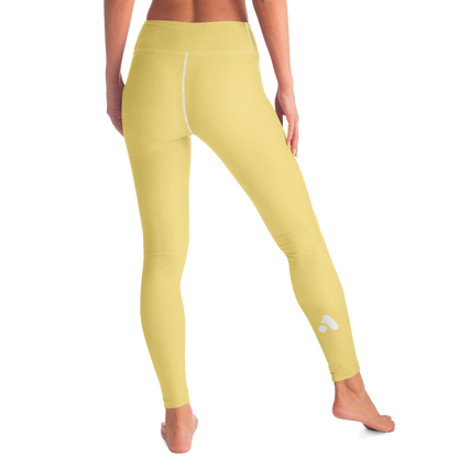 Mellow Yellow Yoga Leggings - Arcadia Apparel