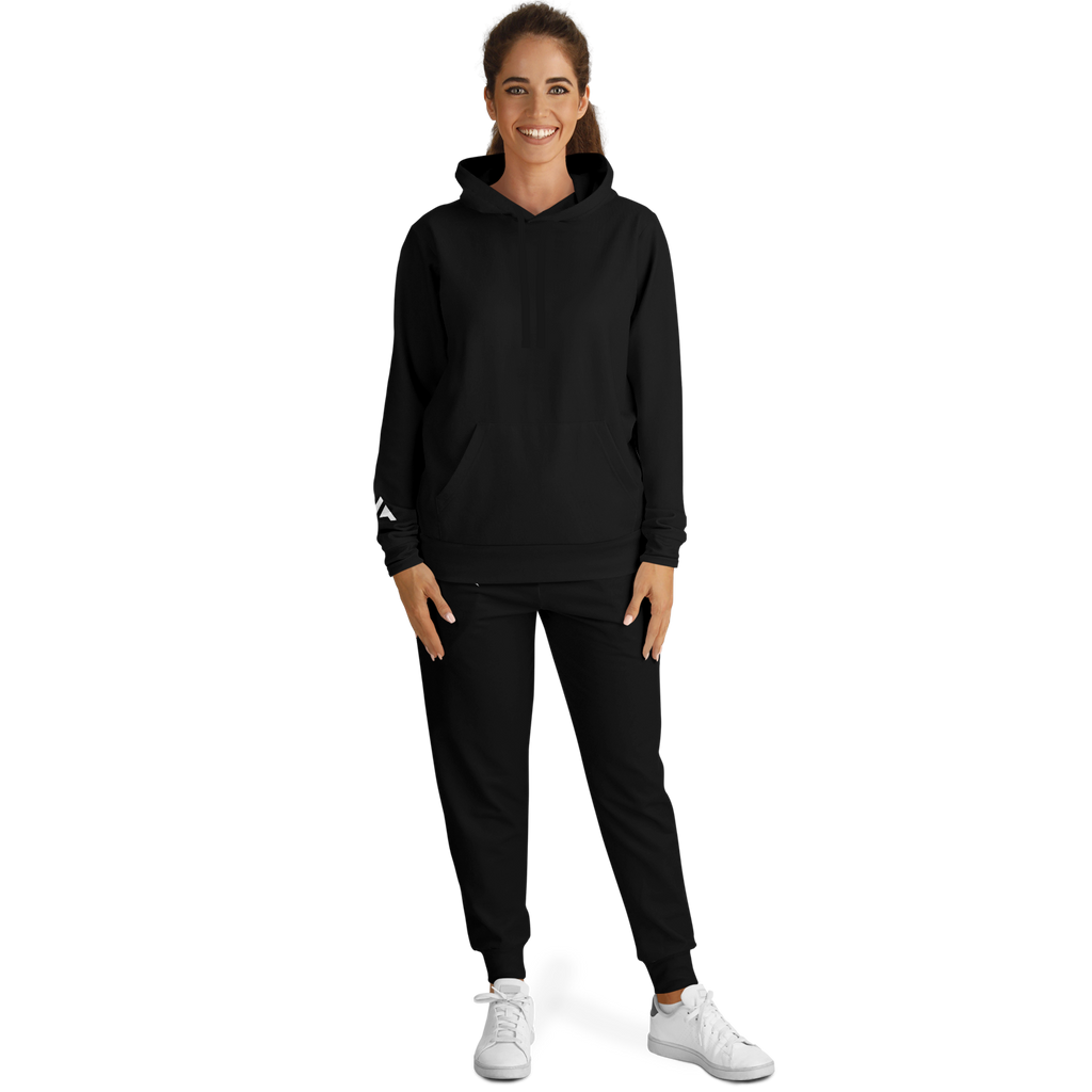 WOMEN'S MOMENTUM DUO | hoodie & jogger | black - Arcadia Apparel