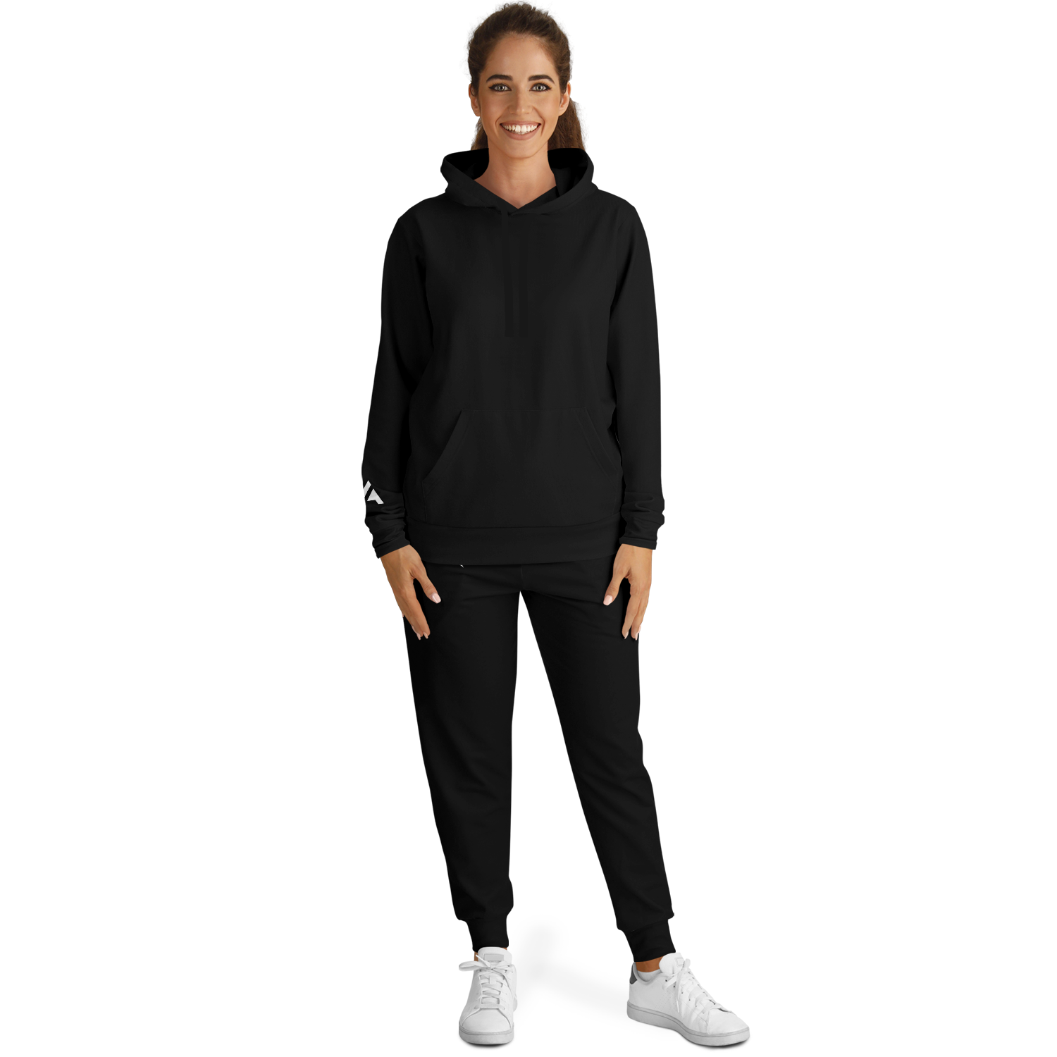 WOMEN'S MOMENTUM DUO | hoodie & jogger | black - Arcadia Apparel