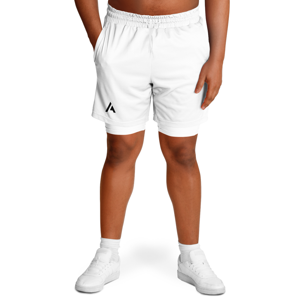 MEN'S SLIPSTREAM DUALS | white - Arcadia Apparel