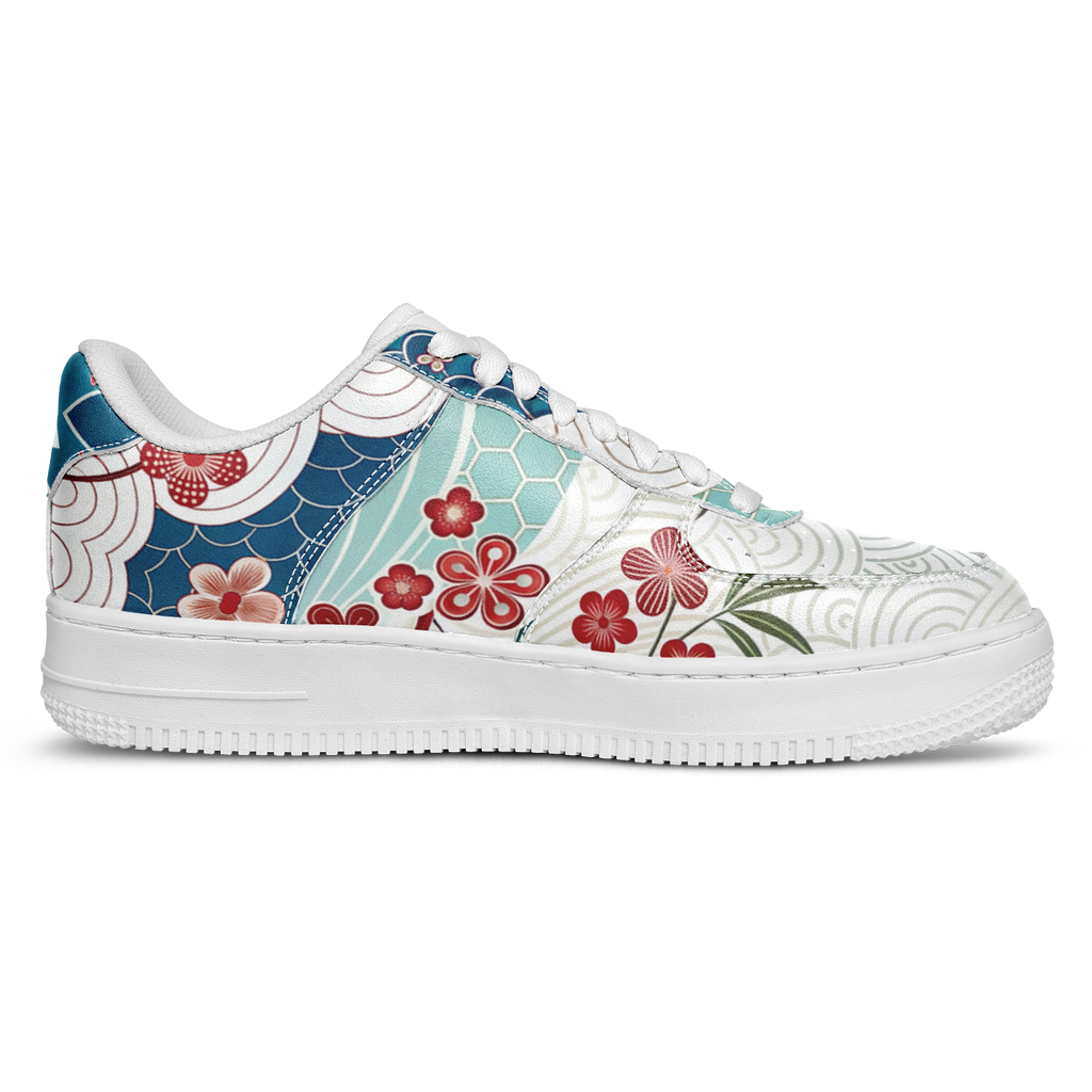 WOMEN'S MOMENTUM LOW-CUT SNEAKERS | reddish florals