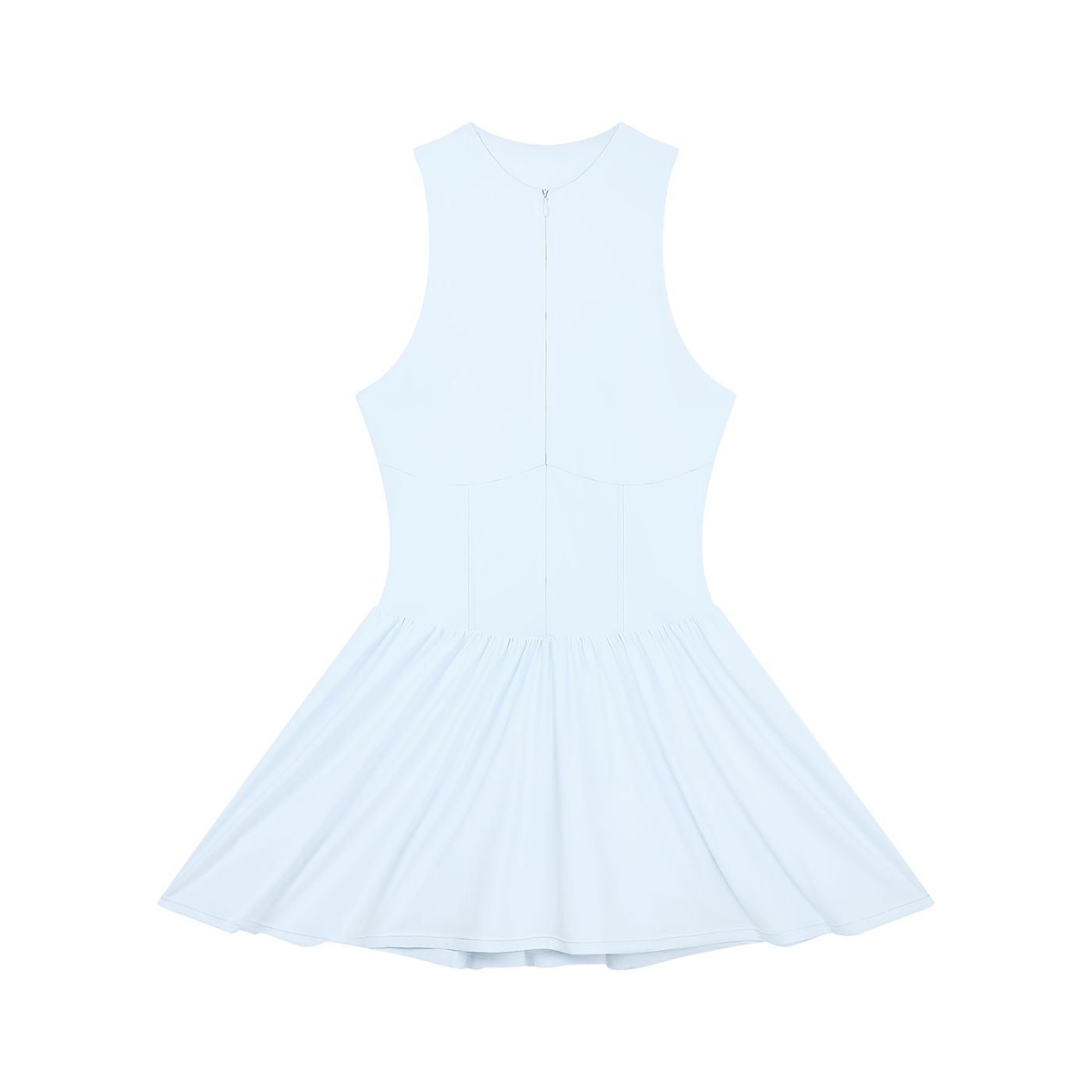 all,arcaprl,wo0015,upper,body,ruched,sleeveless,x,line,full,zip,dress,womens,women,woman,womans
