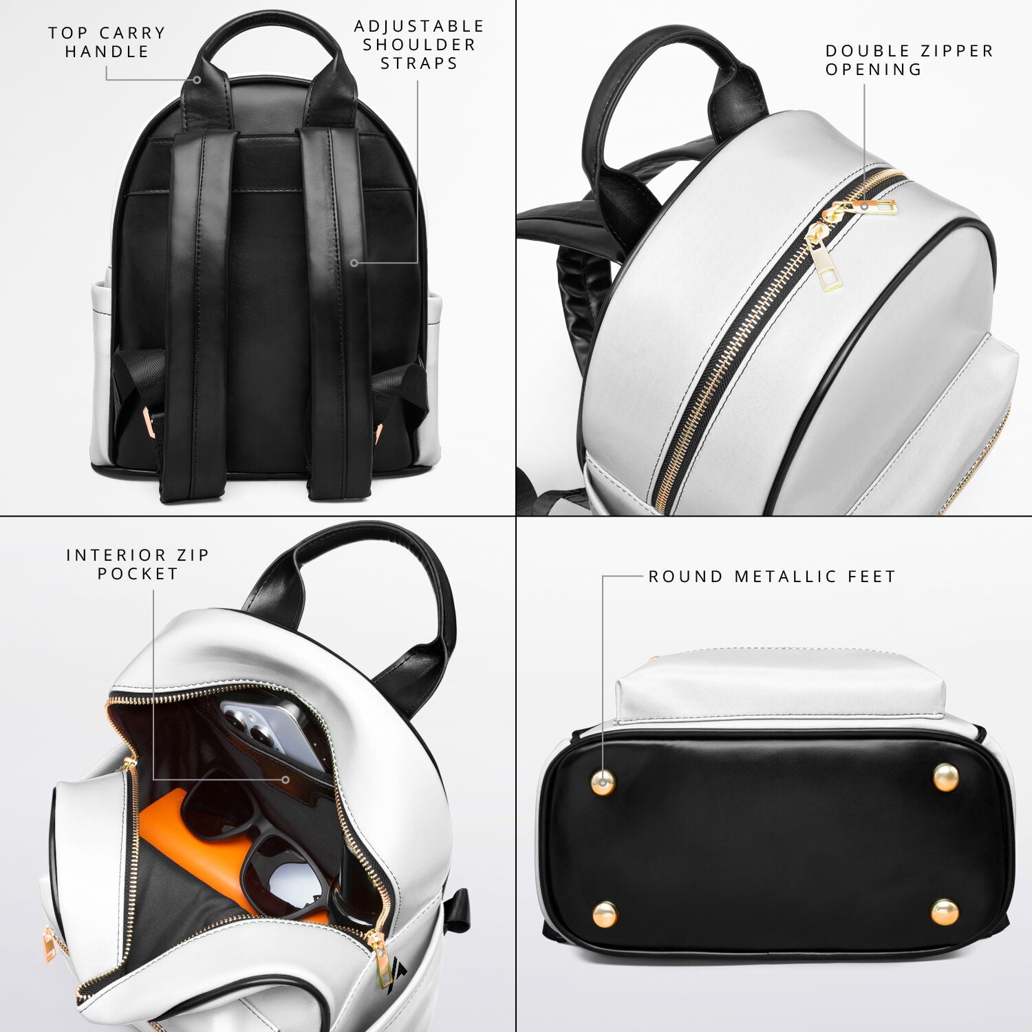 Mini Backpack | wh1te