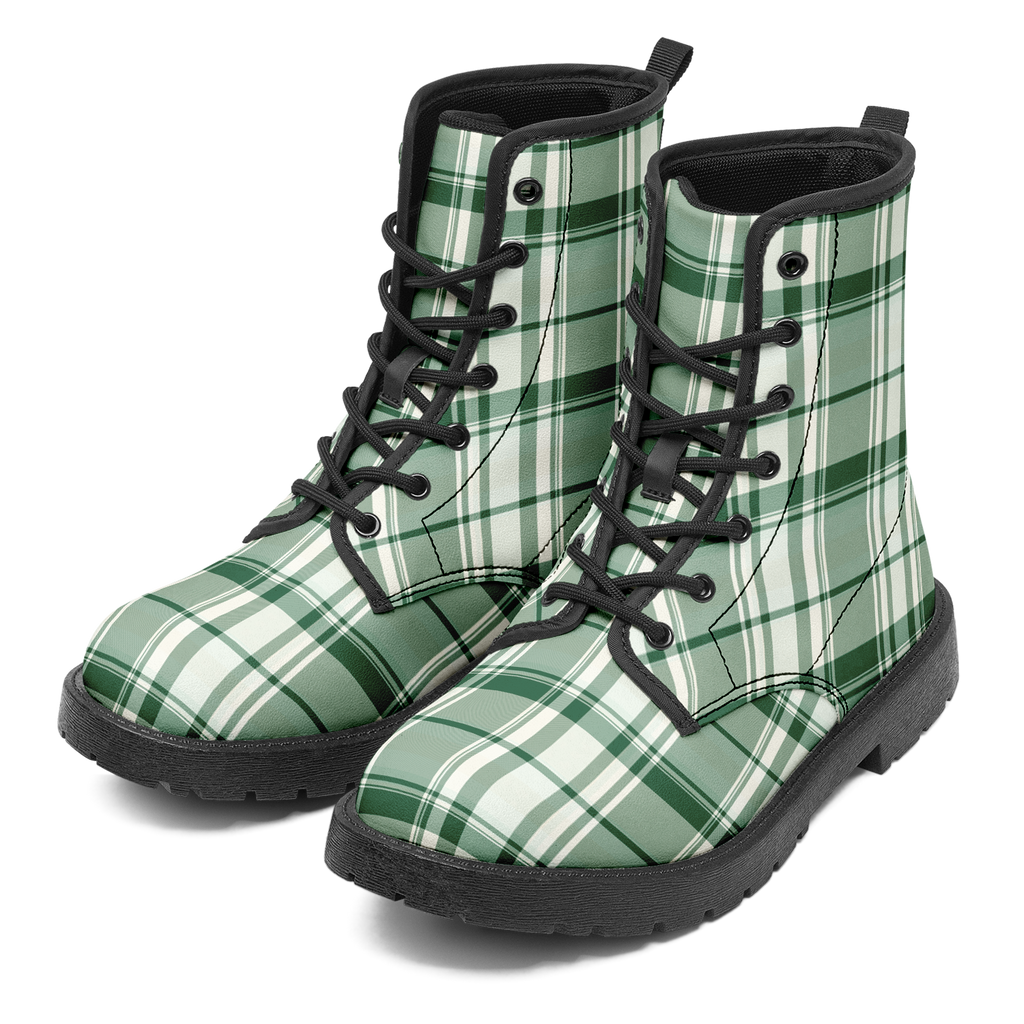 N | city strider boot | green plaid