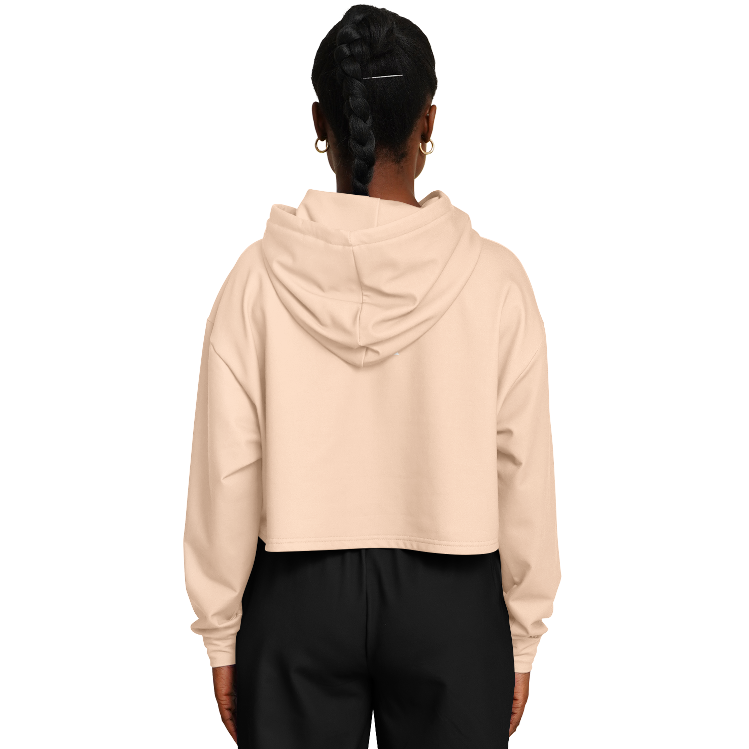 WOMEN'S SUMMIT CROPPED HOODIE | nude