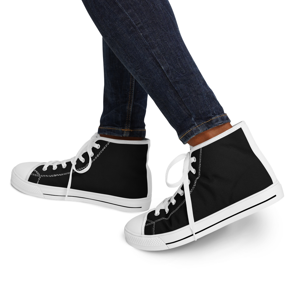 WOMEN'S PINNACLE HIGH TOP SNEAKERS | obsidian | no logo