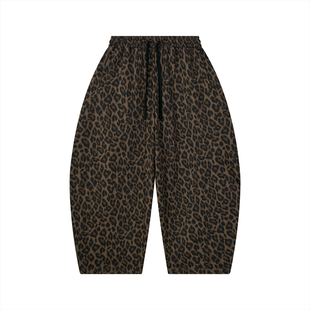 all,arcaprl,one,size,lower,body,leopard,barrell,barrel,leg,sweatpants,sweats