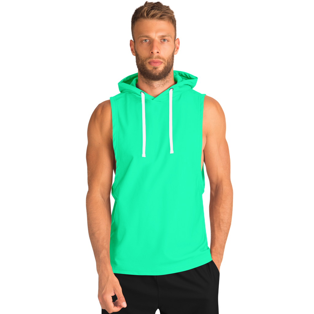 MEN'S BRIGHT SIDE COLLECTION | SLEEVELESS HOODIE | mint