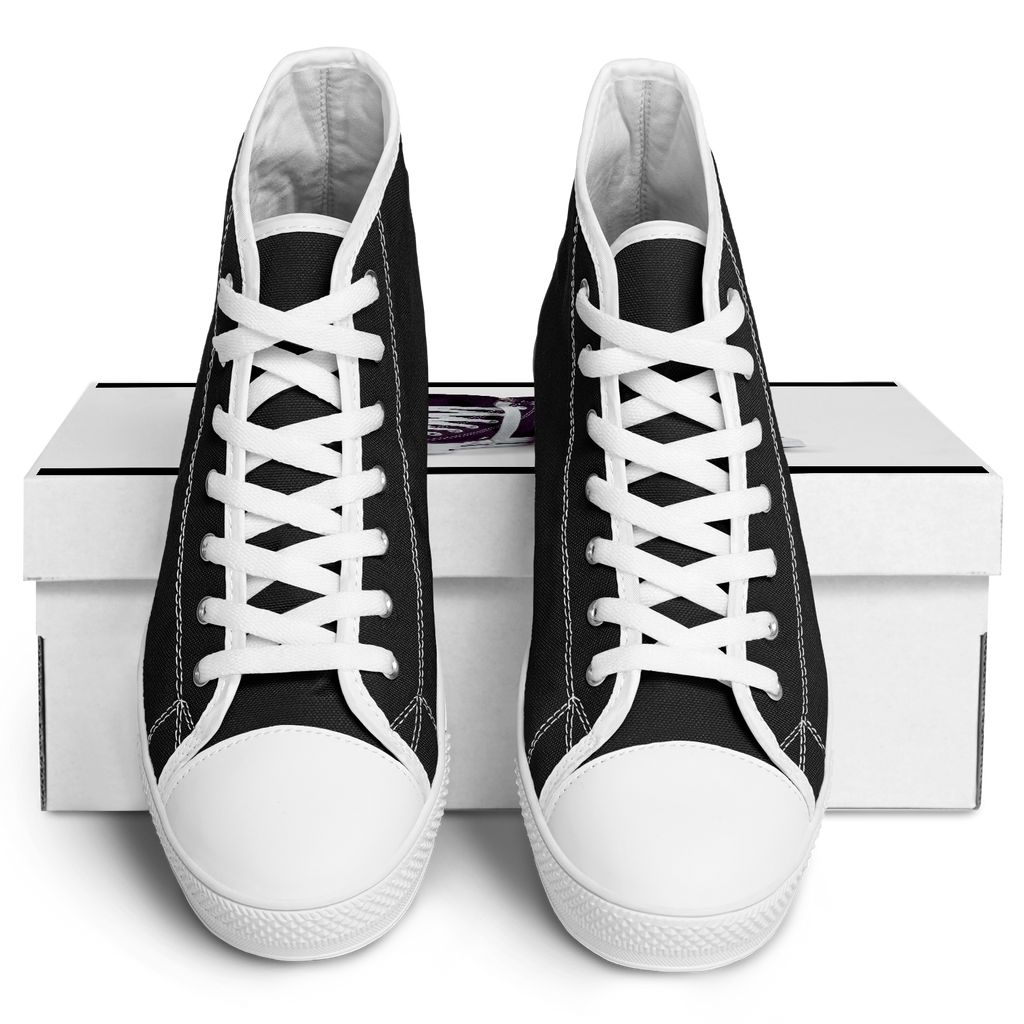 WOMEN'S PINNACLE HIGH TOP SNEAKERS | obsidian | no logo
