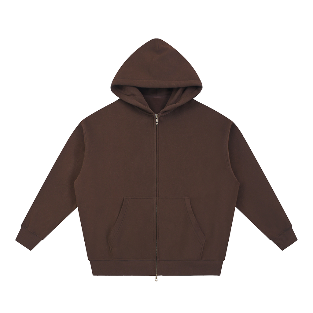 all,arcaprl,rq0023,one,size,essential,oversized,fleece,fleeced,boxy,zip,up,hoodie,upper,body