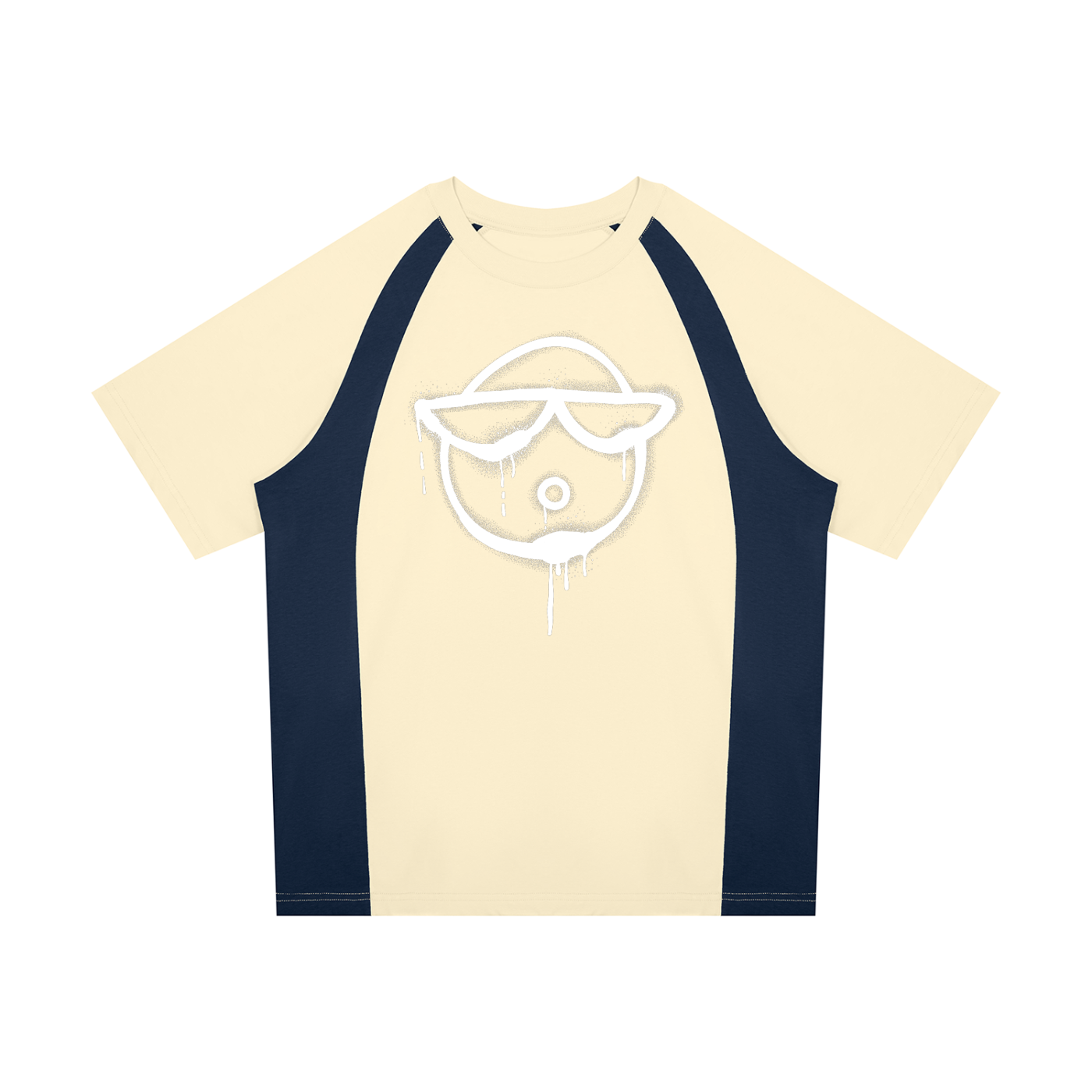 O | raglan colour block t-shirt | 8o
