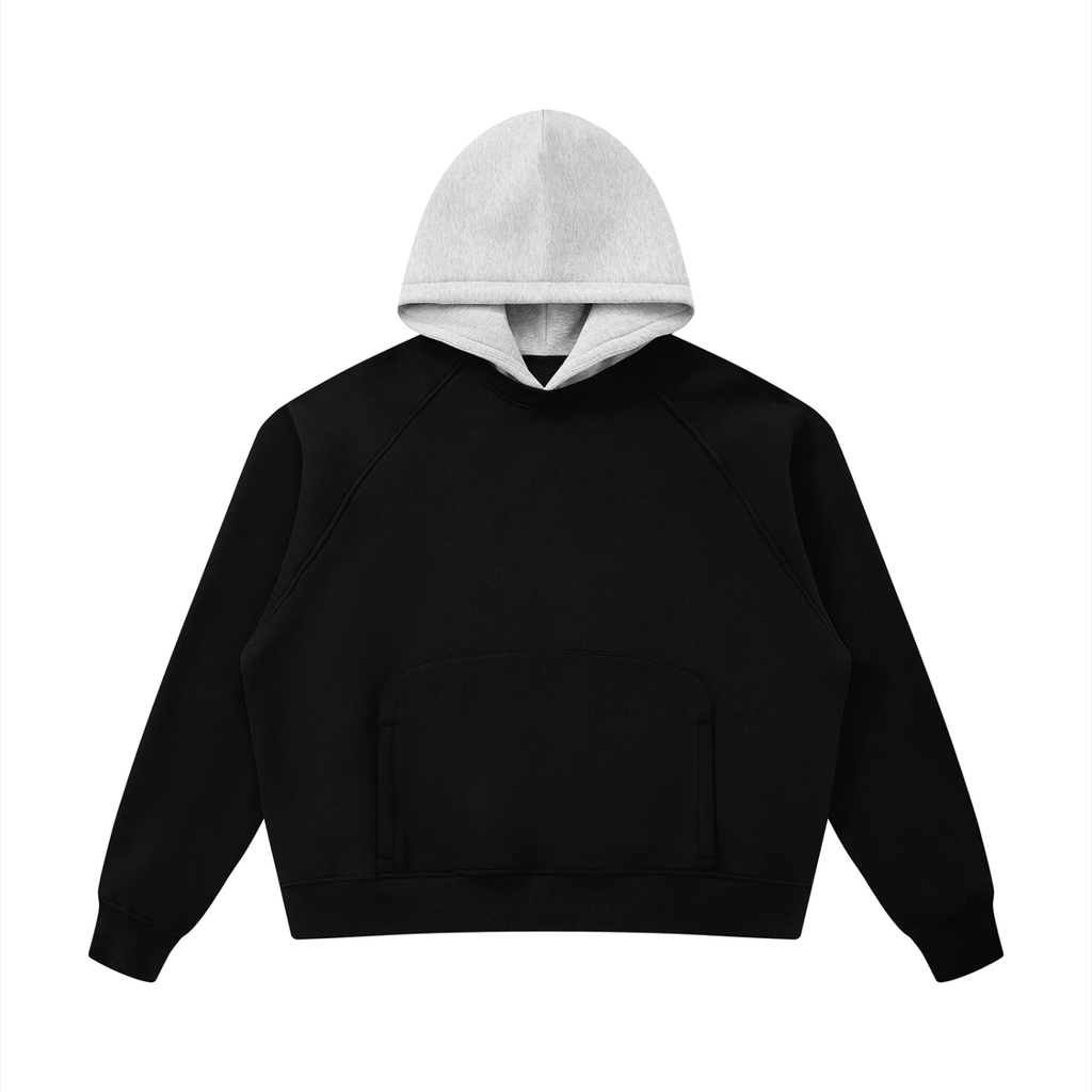 all,arcaprl,one,size,fleece,raglan,color,colour,block,hoodie,upper,body