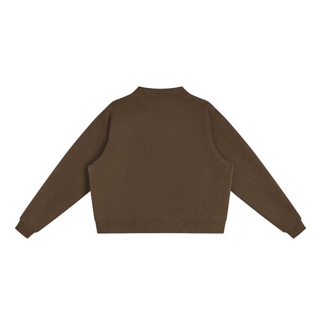 all,arcaprl,womens,womans,women,woman,W,essential,fleece,mock,neck,crew,sweatshirt,upper,body,upperbody