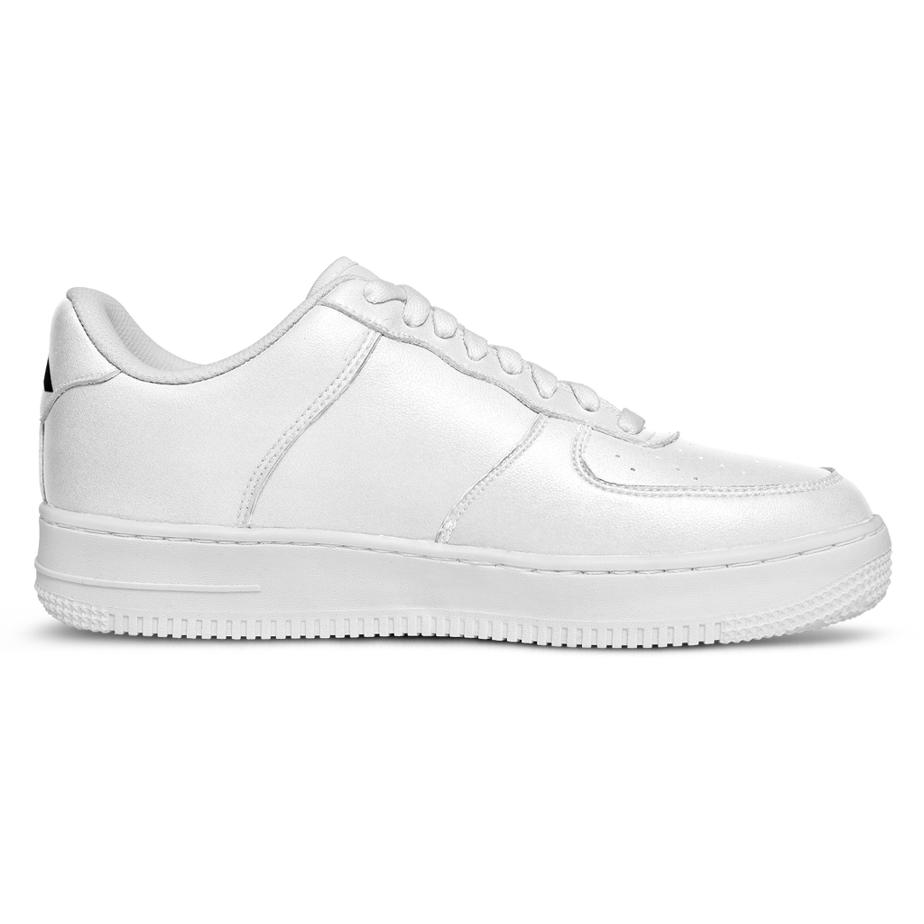 N | core low top | white w/ logo on heels - Arcadia Apparel