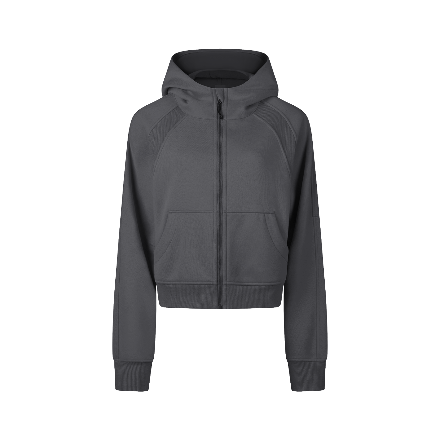 WOMEN'S ZIP-THROUGH HOODIE | cropped - Arcadia Apparel