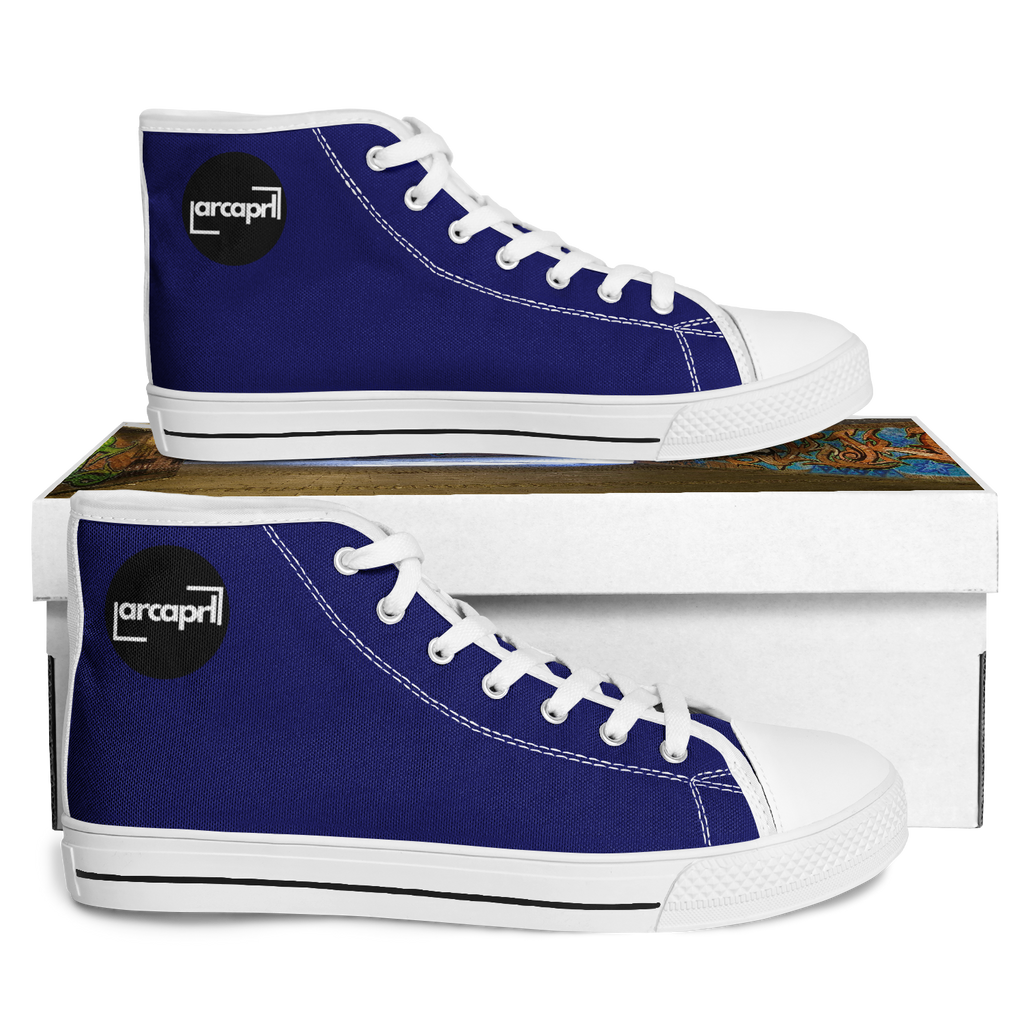 WOMEN'S PINNACLE HIGH TOP SNEAKERS | navy