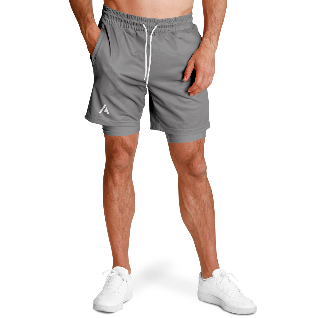 MEN'S SLIPSTREAM DUALS | athletic grey - Arcadia Apparel