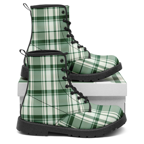 N | city strider boot | green plaid
