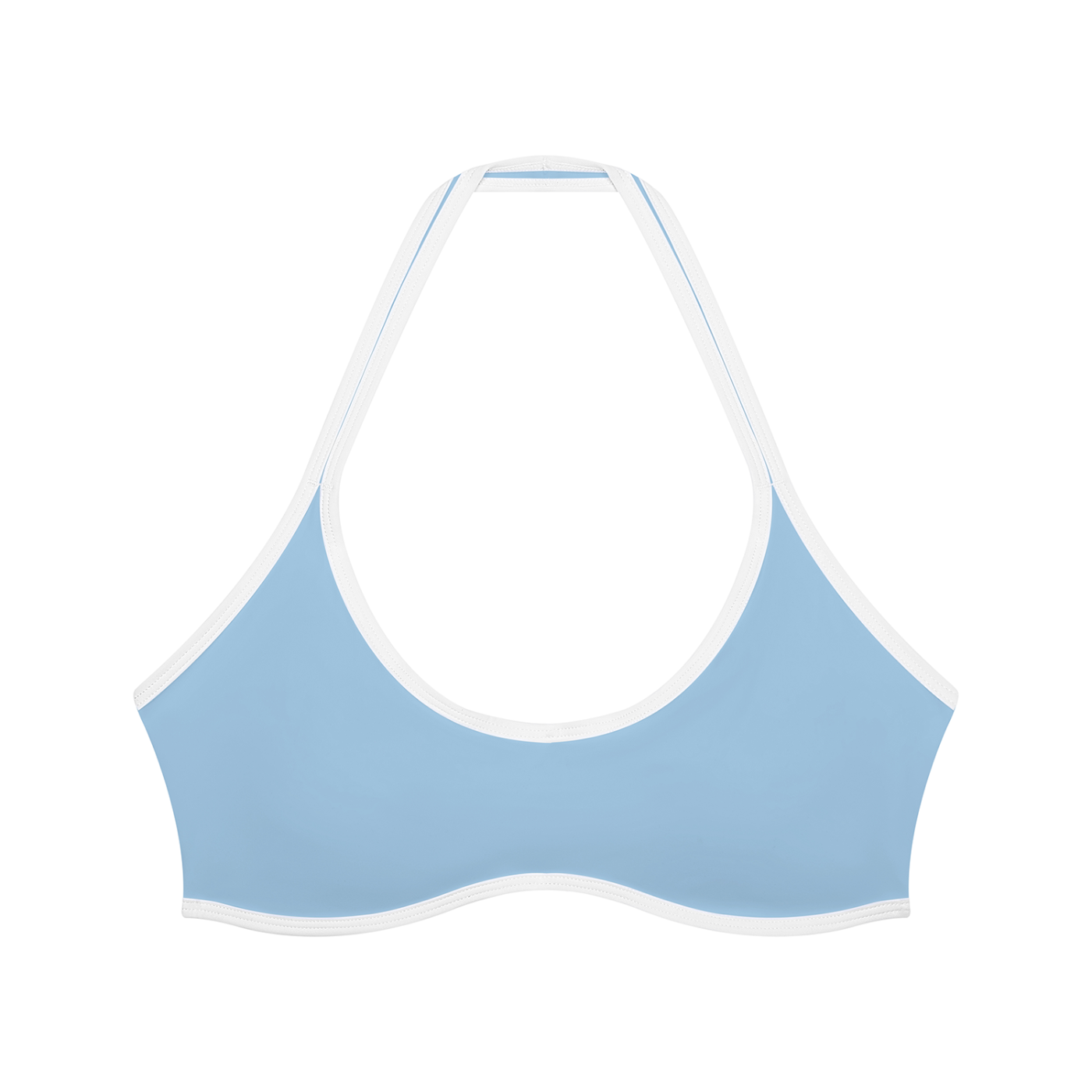 W | halter colour block yoga sports bra