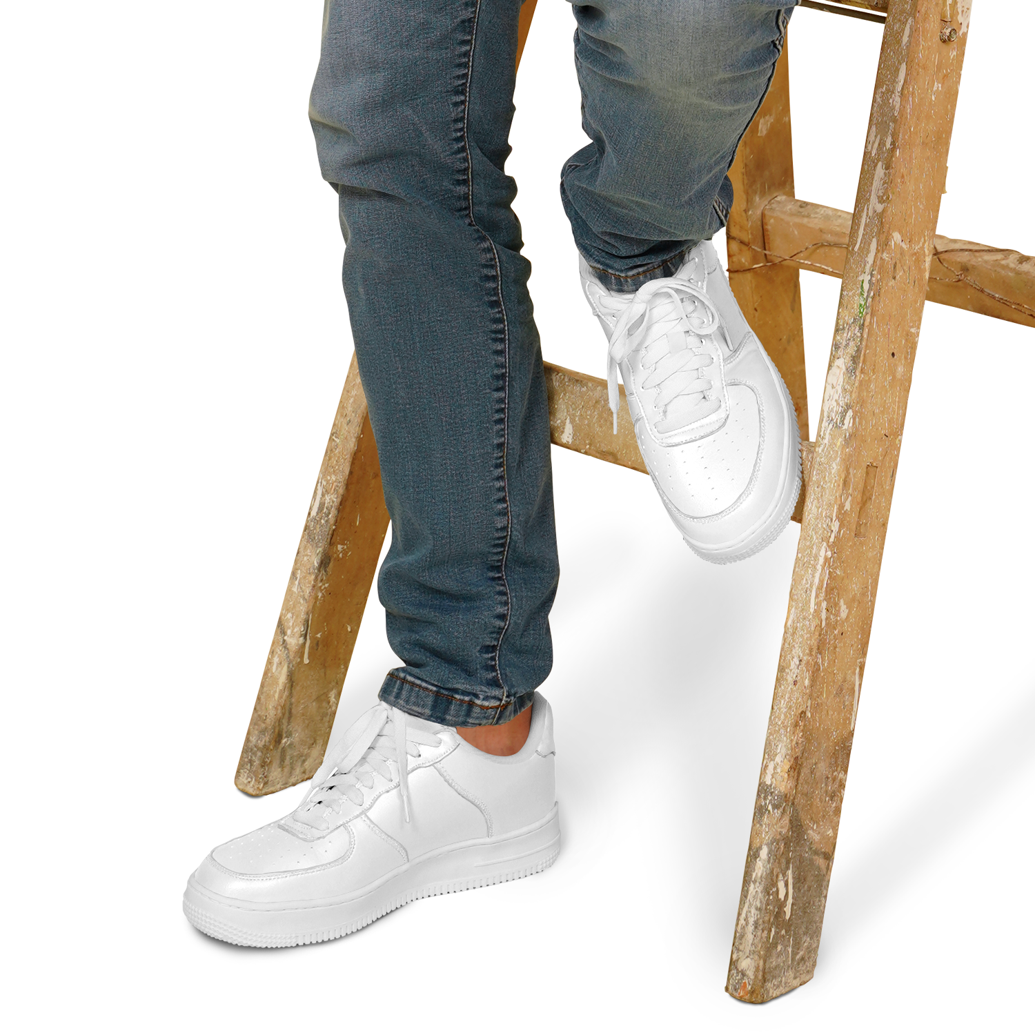 N | core low top | white no logo - Arcadia Apparel