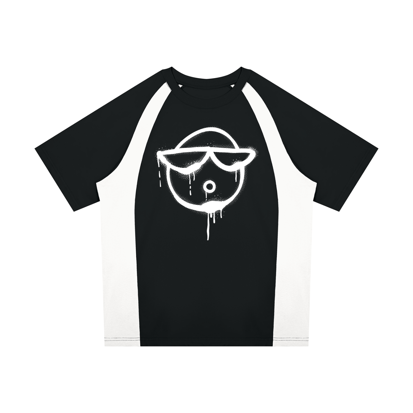 O | raglan colour block t-shirt | 8o
