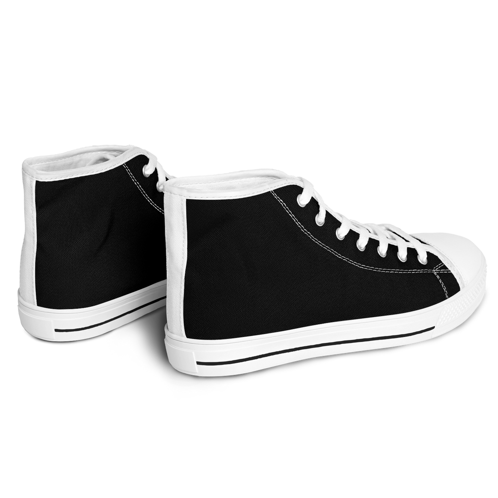 WOMEN'S PINNACLE HIGH TOP SNEAKERS | obsidian | no logo