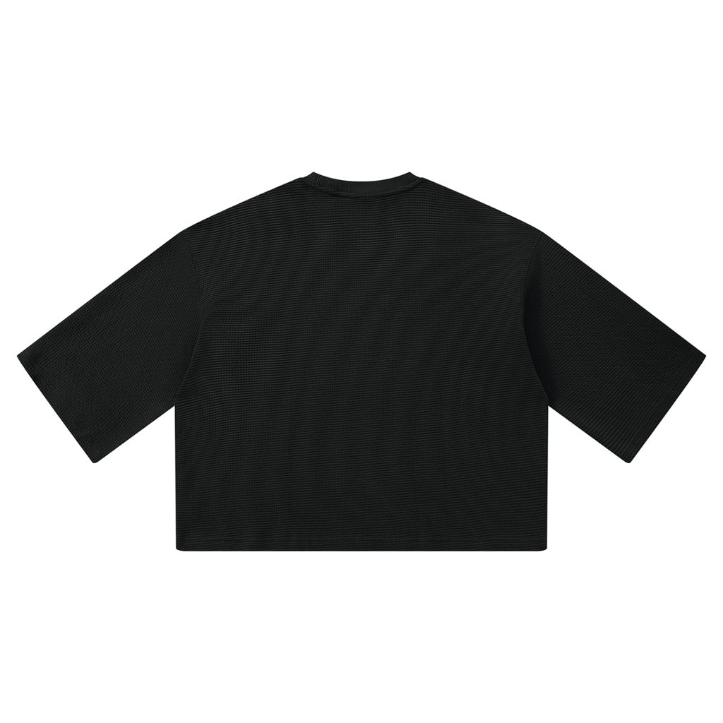 O | waffle boxy t-shirt