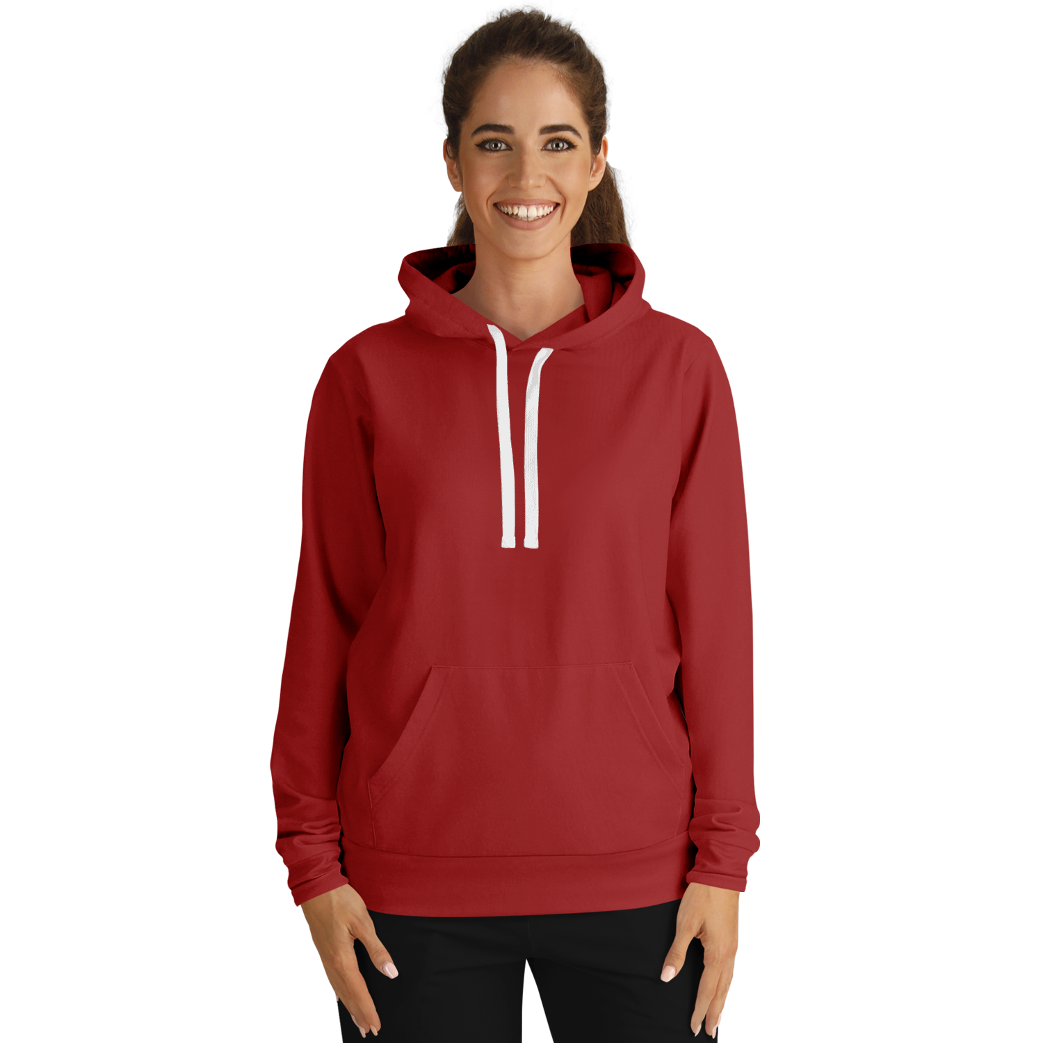 WOMEN'S SUMMIT HOODIE | maroon