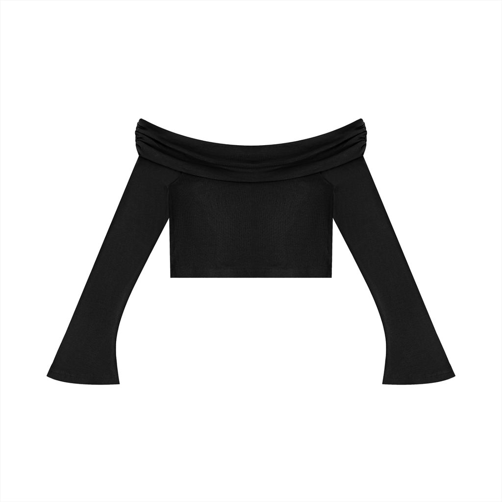 all,arcaprl,womens,upper,body,off,the,shoulder,bell,sleeve,crop,wt0112,tshirt