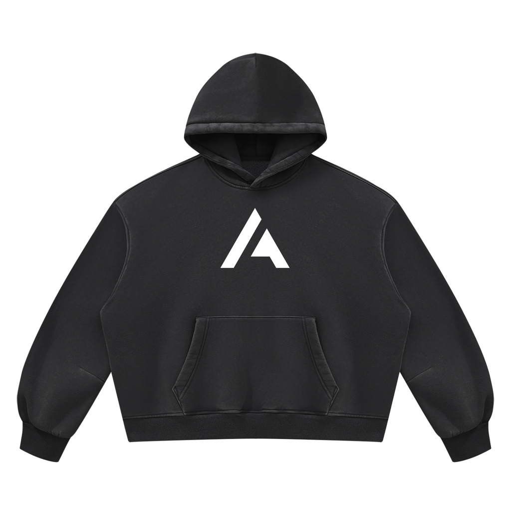 all,arcaprl,ut0306,one,size,onesize,upper,body,upperbody,vintage,wash,boxy,fleece,hoodie,white,logo,whitelogo