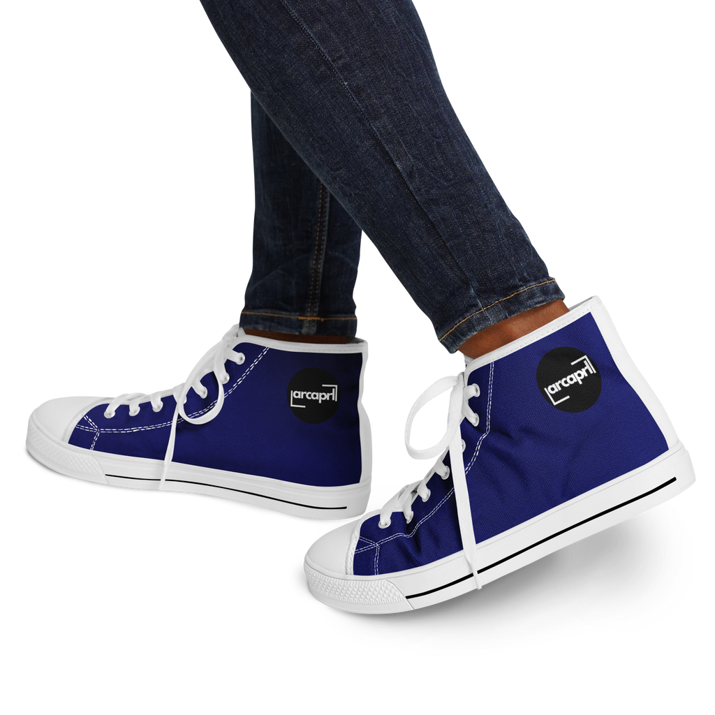 WOMEN'S PINNACLE HIGH TOP SNEAKERS | navy