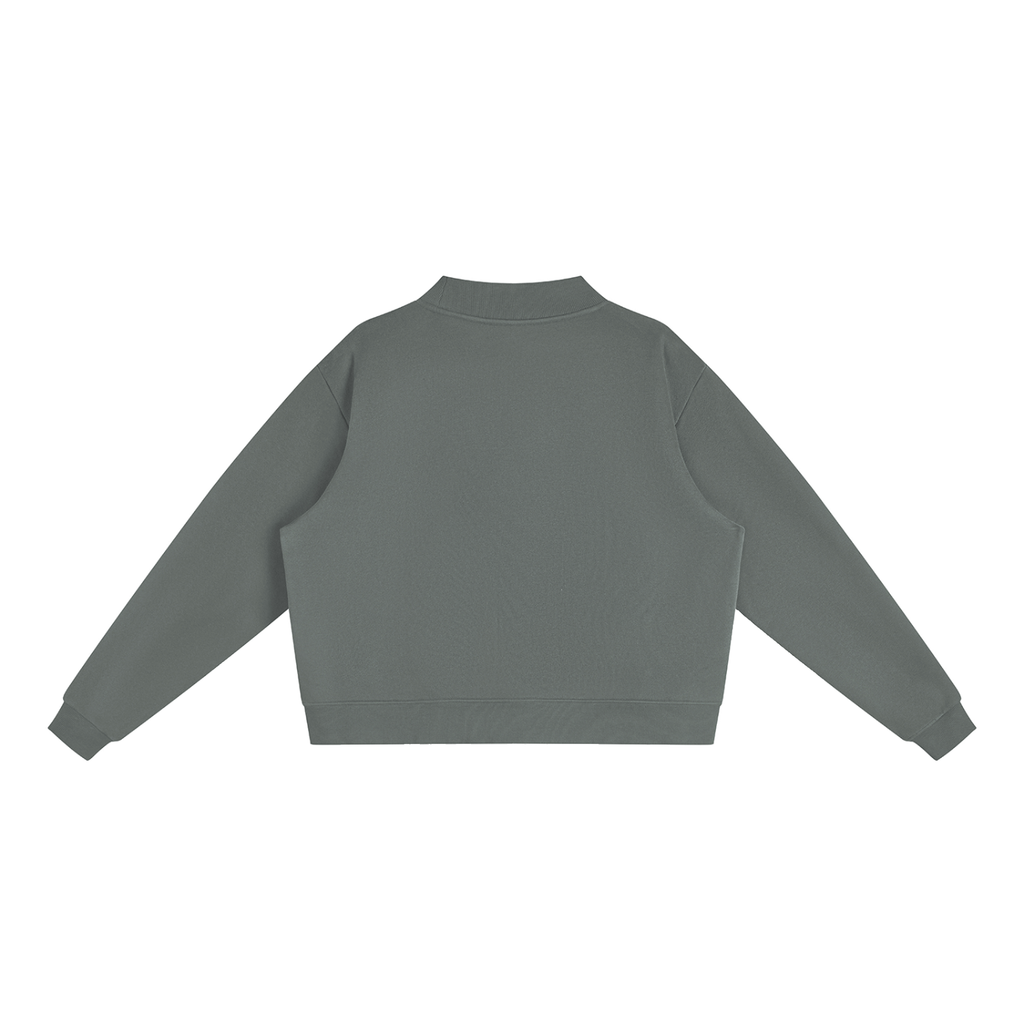 all,arcaprl,womens,womans,women,woman,W,essential,fleece,mock,neck,crew,sweatshirt,upper,body,upperbody