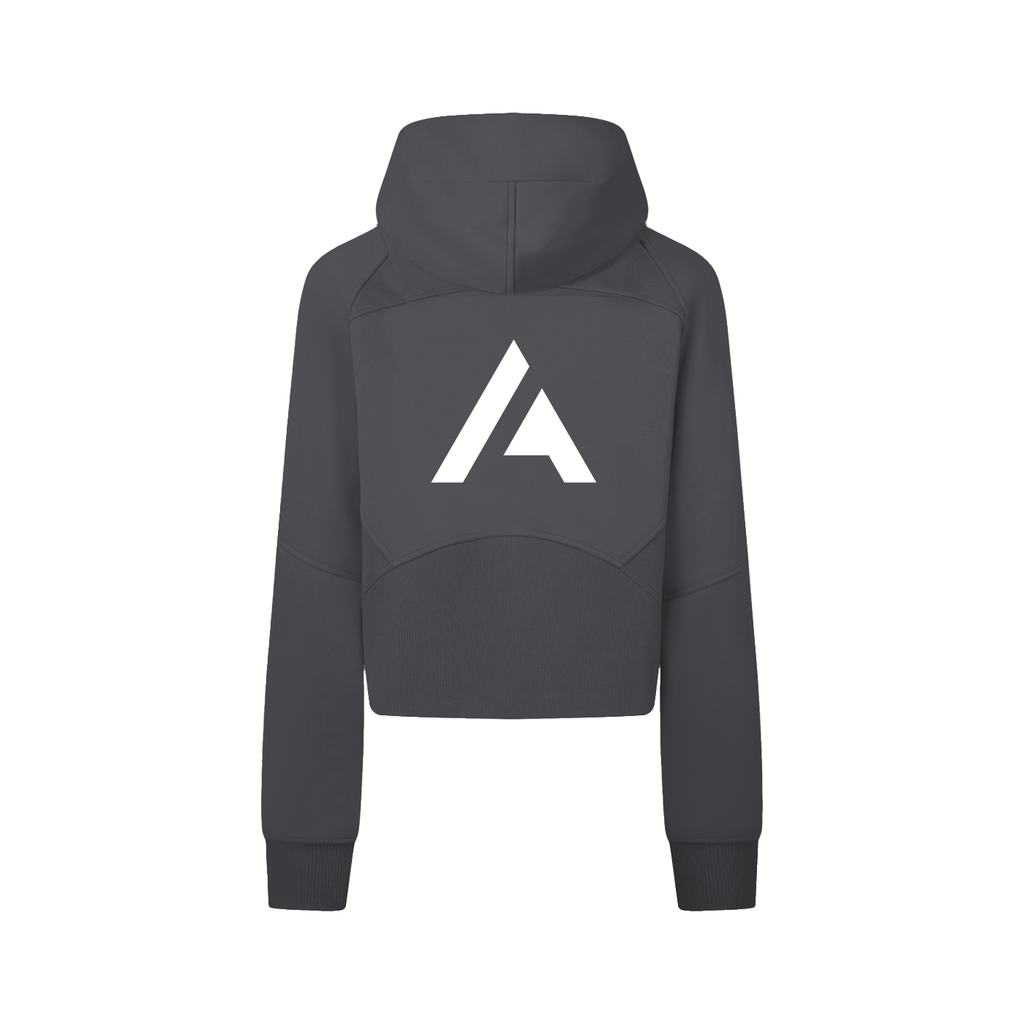 WOMEN'S ZIP-THROUGH HOODIE | cropped - Arcadia Apparel