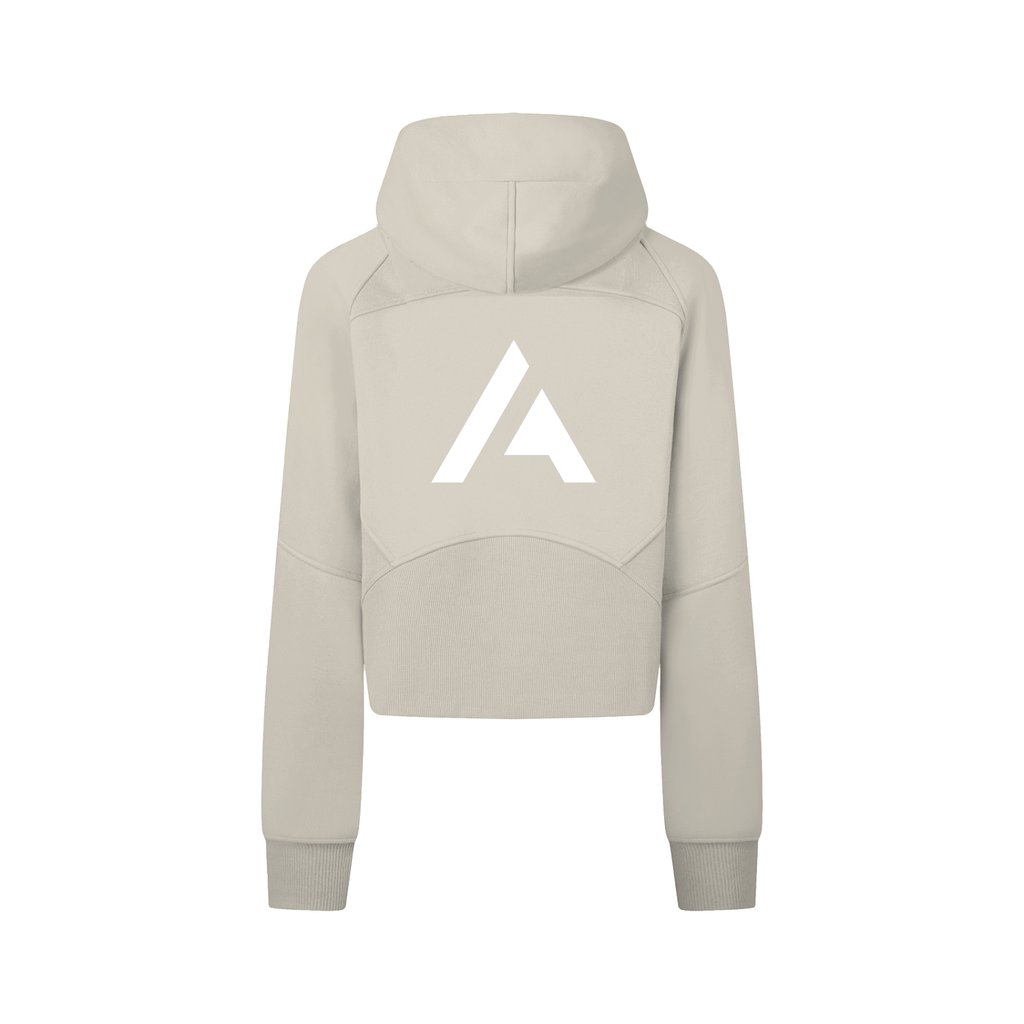 WOMEN'S ZIP-THROUGH HOODIE | cropped - Arcadia Apparel