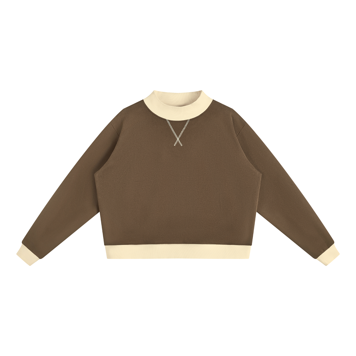 all,arcaprl,mock,neck,crewneck,sweatshirt,upper,body,womens,women,womans,woman