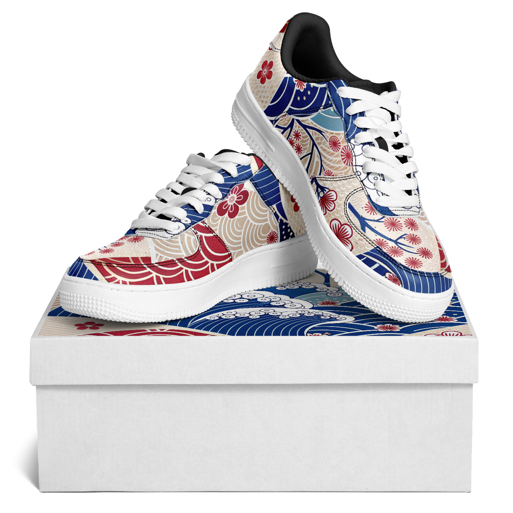 MEN'S MOMENTUM LOW-CUT SNEAKERS | waves pattern