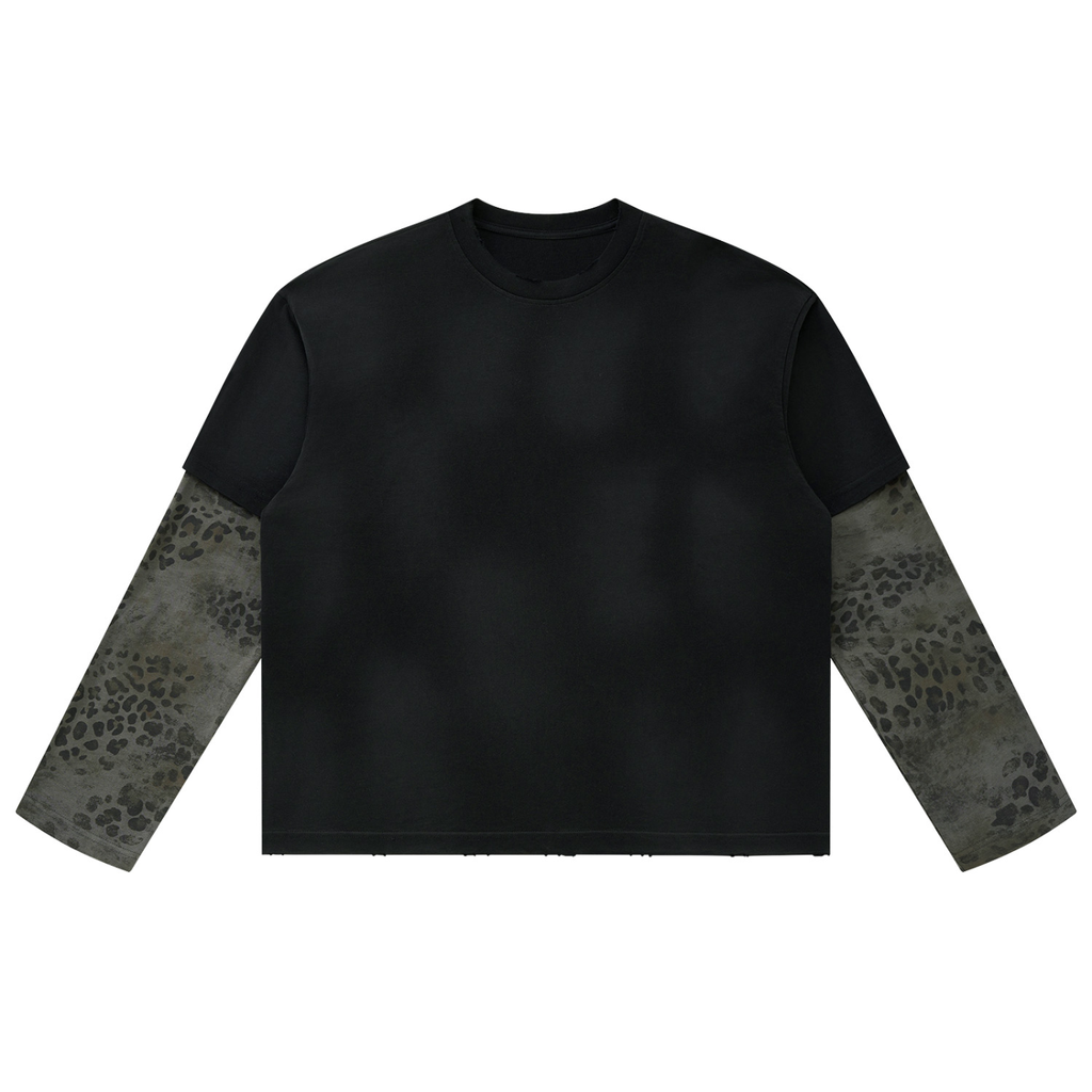 all,arcaprl,vintage,wash,leopard,paneled,panelled,tshirt,layer,layered,one,size,onesize,upper,body,upperbody