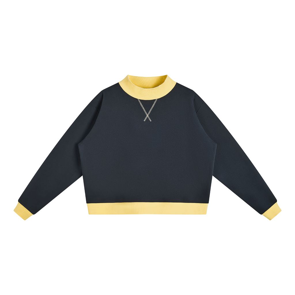 all,arcaprl,mock,neck,crewneck,sweatshirt,upper,body,womens,women,womans,woman
