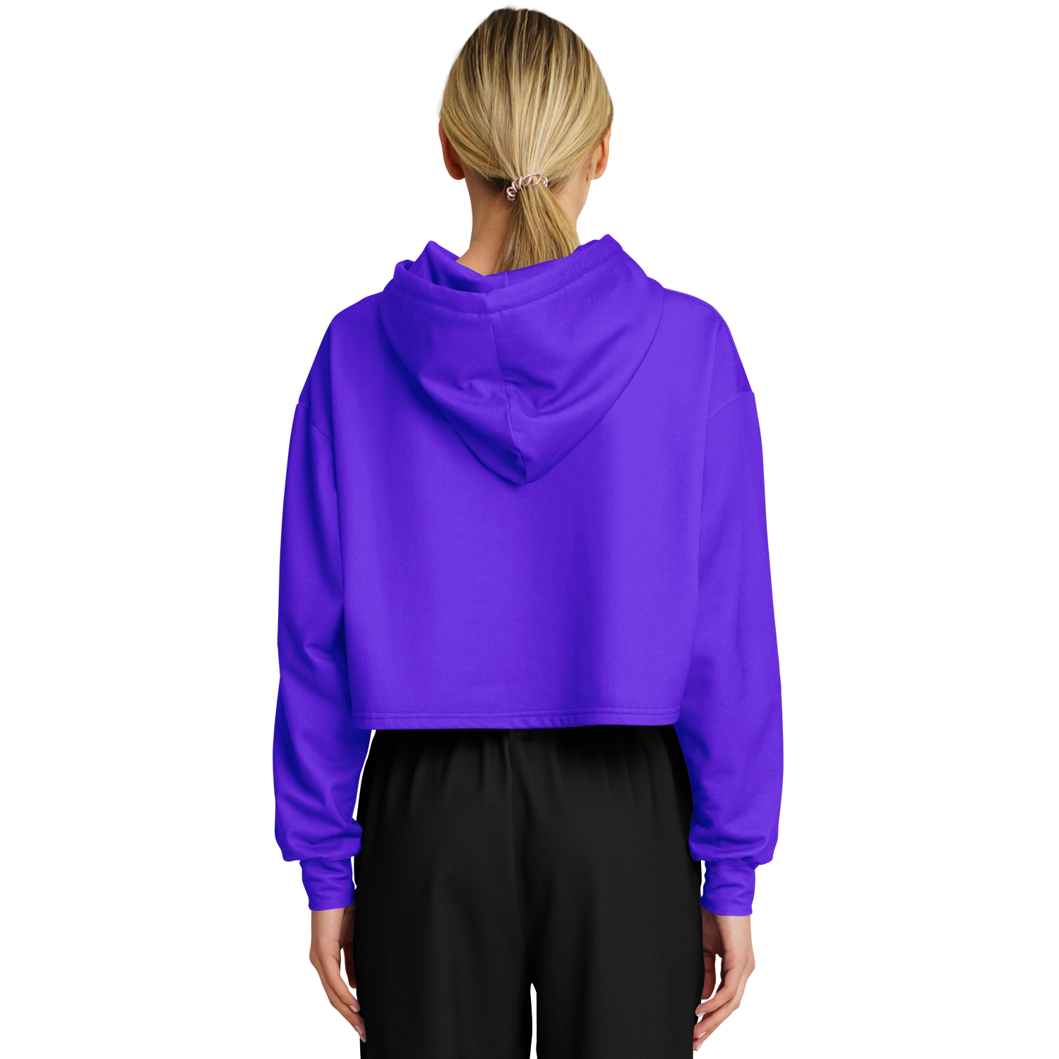 WOMEN'S SUMMIT CROPPED HOODIE | violet