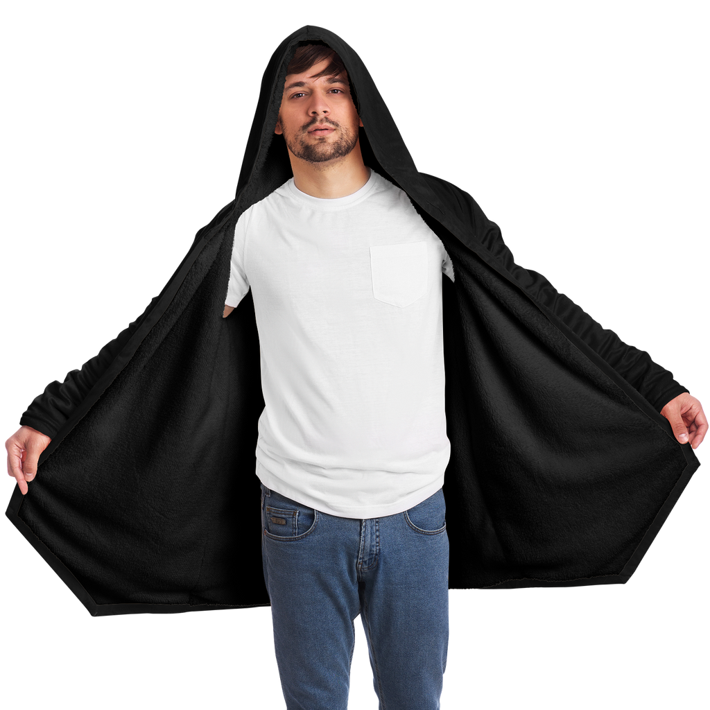 MEN'S MICROFLEECE CLOAK | black