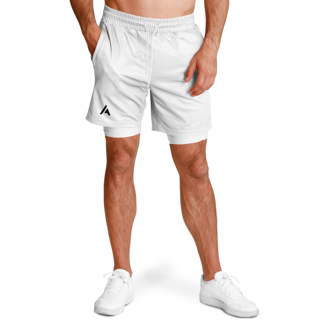 MEN'S SLIPSTREAM DUALS | white - Arcadia Apparel