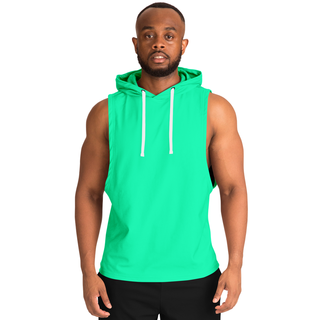 MEN'S BRIGHT SIDE COLLECTION | SLEEVELESS HOODIE | mint