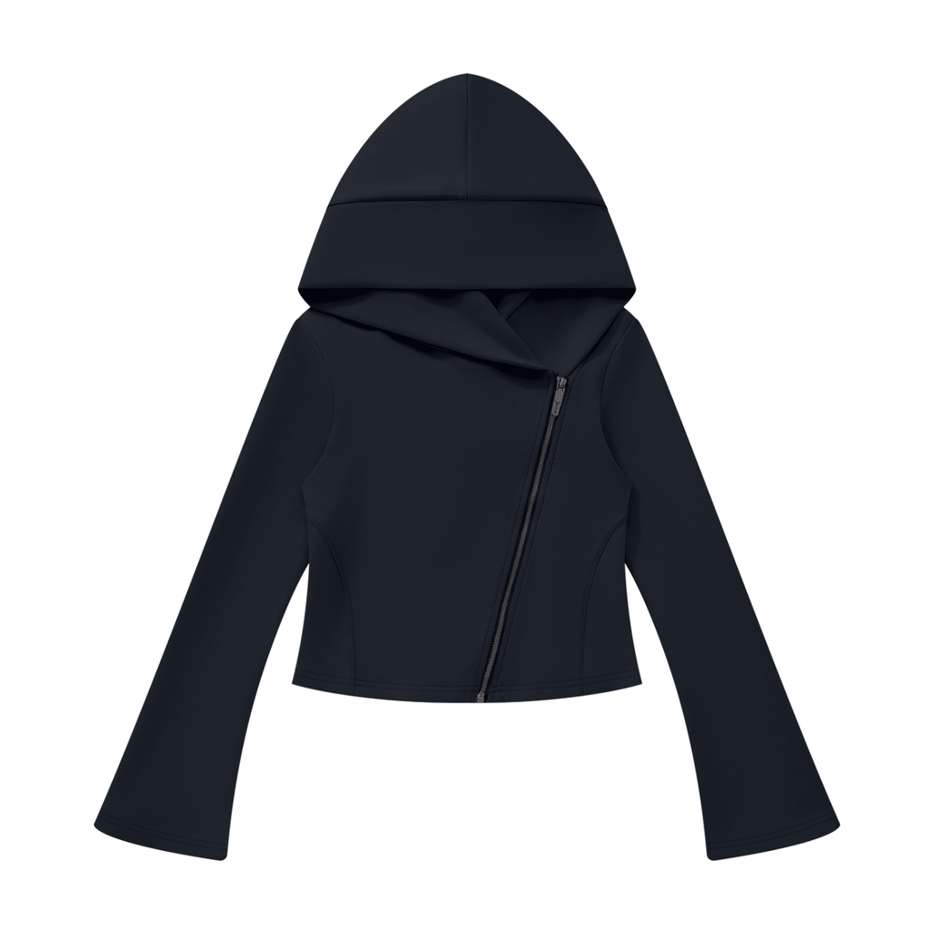 all,arcaprl,bell,sleeve,full,zip,fullzip,hoodie,slim,fit,slimfit,upperbody,upper,body,women,woman,womens,womans