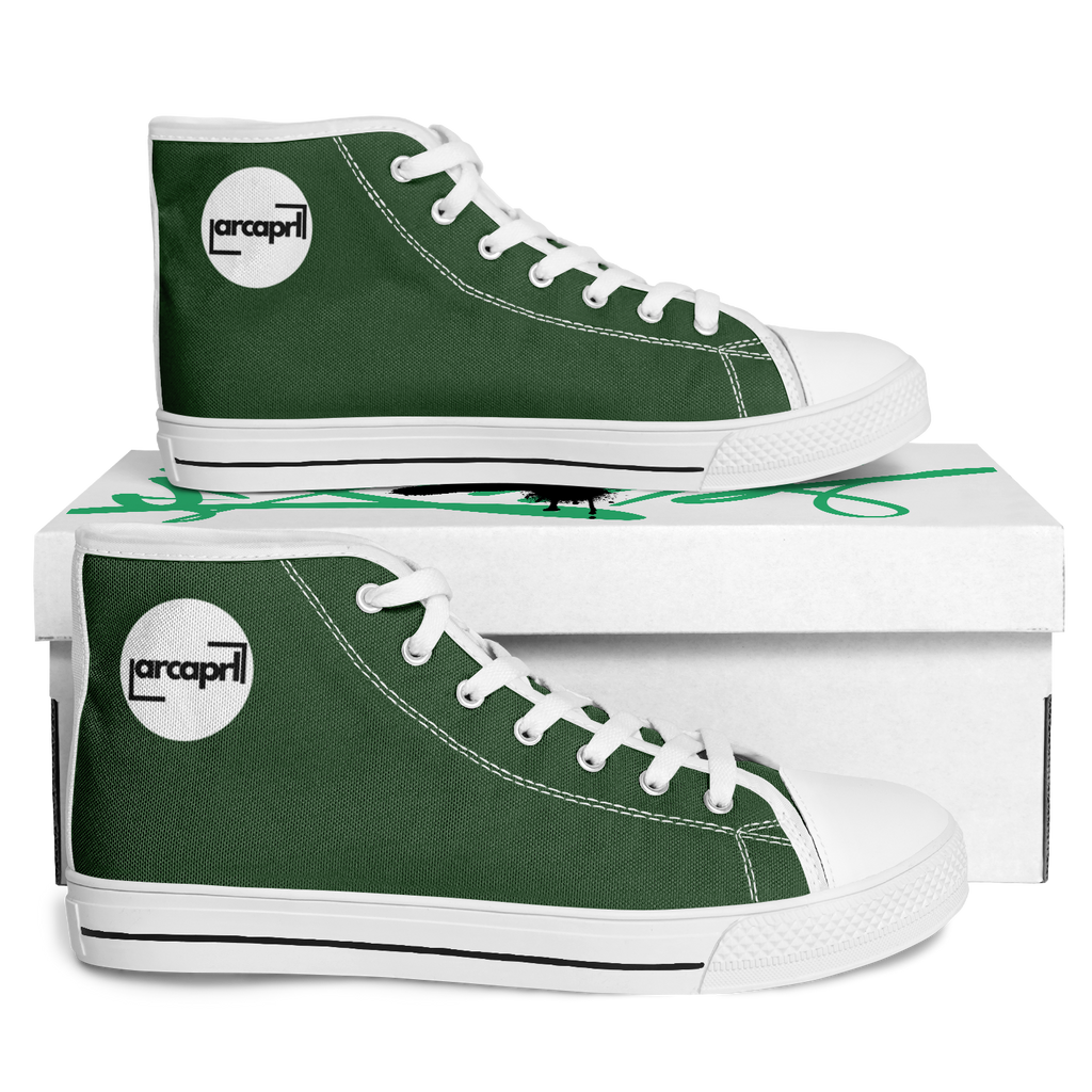 WOMEN'S PINNACLE HIGH TOP SNEAKERS | forest green