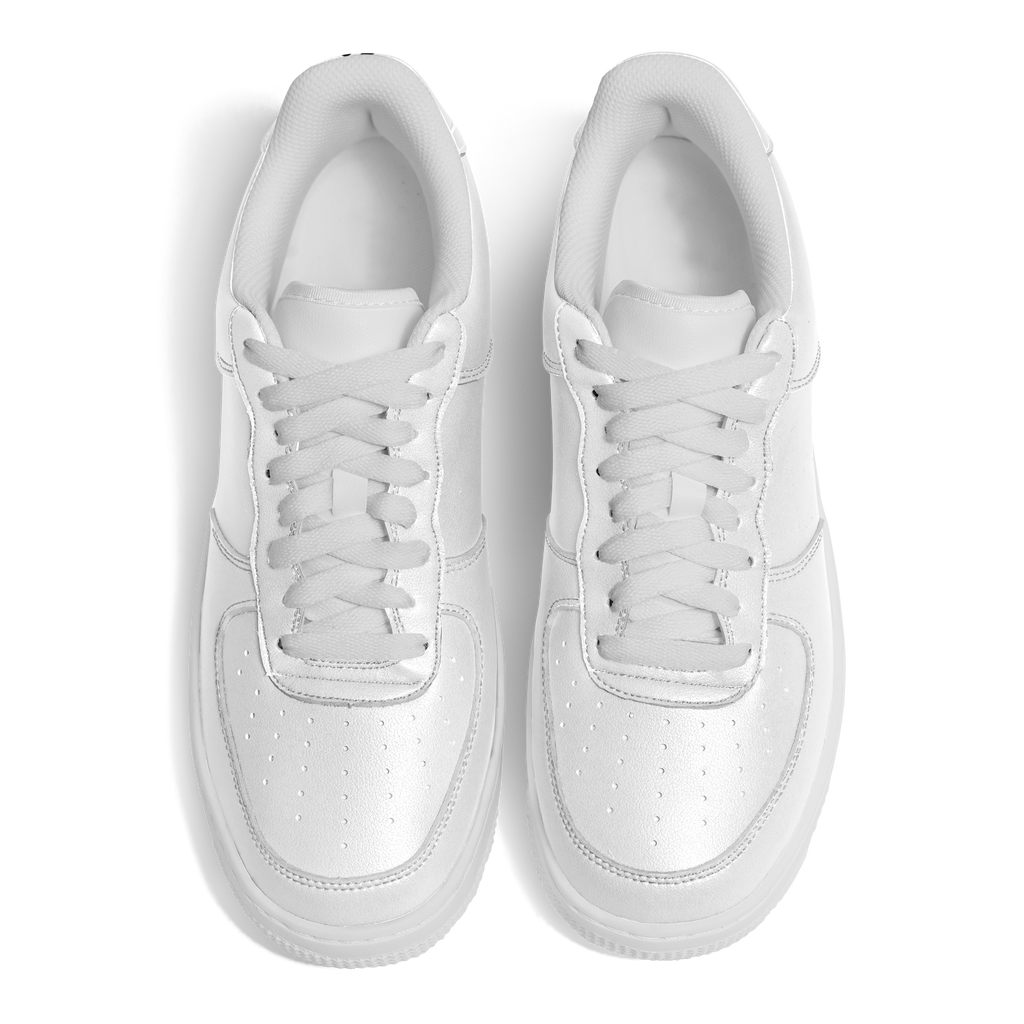 N | core low top | white w/ logo on heels - Arcadia Apparel