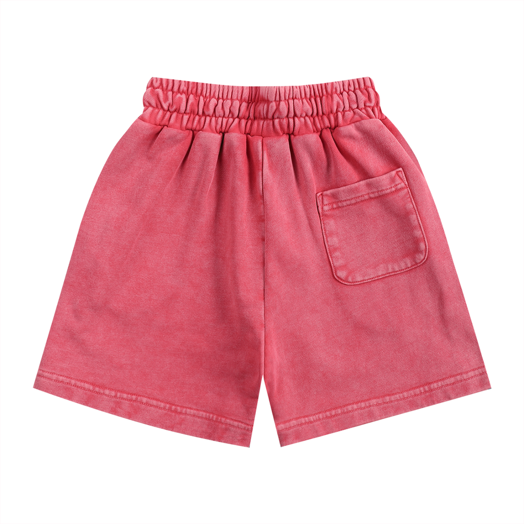 K | snow-washed kids' shorts