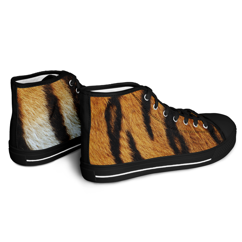 SNE4K | high top | tiger stripes | black details